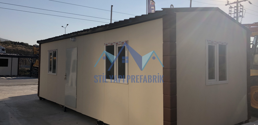 24 m² Prefabrik Çelik Mobil Ev